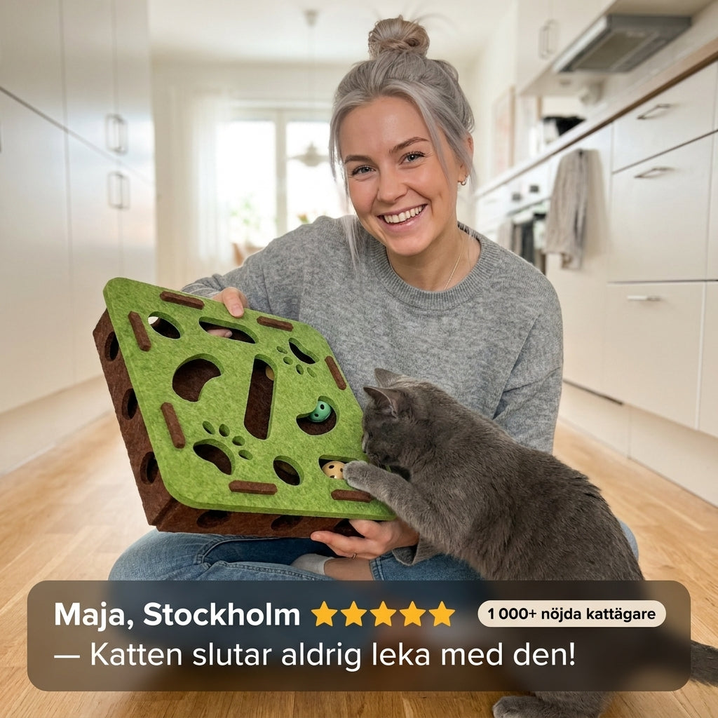 Din katt är smartare än du tror — ge den en utmaning
